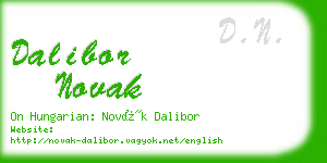 dalibor novak business card